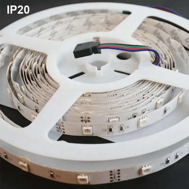 IP20 IP65 DC12V  High-Brightness RGB Smart Color-Changing Light Strip